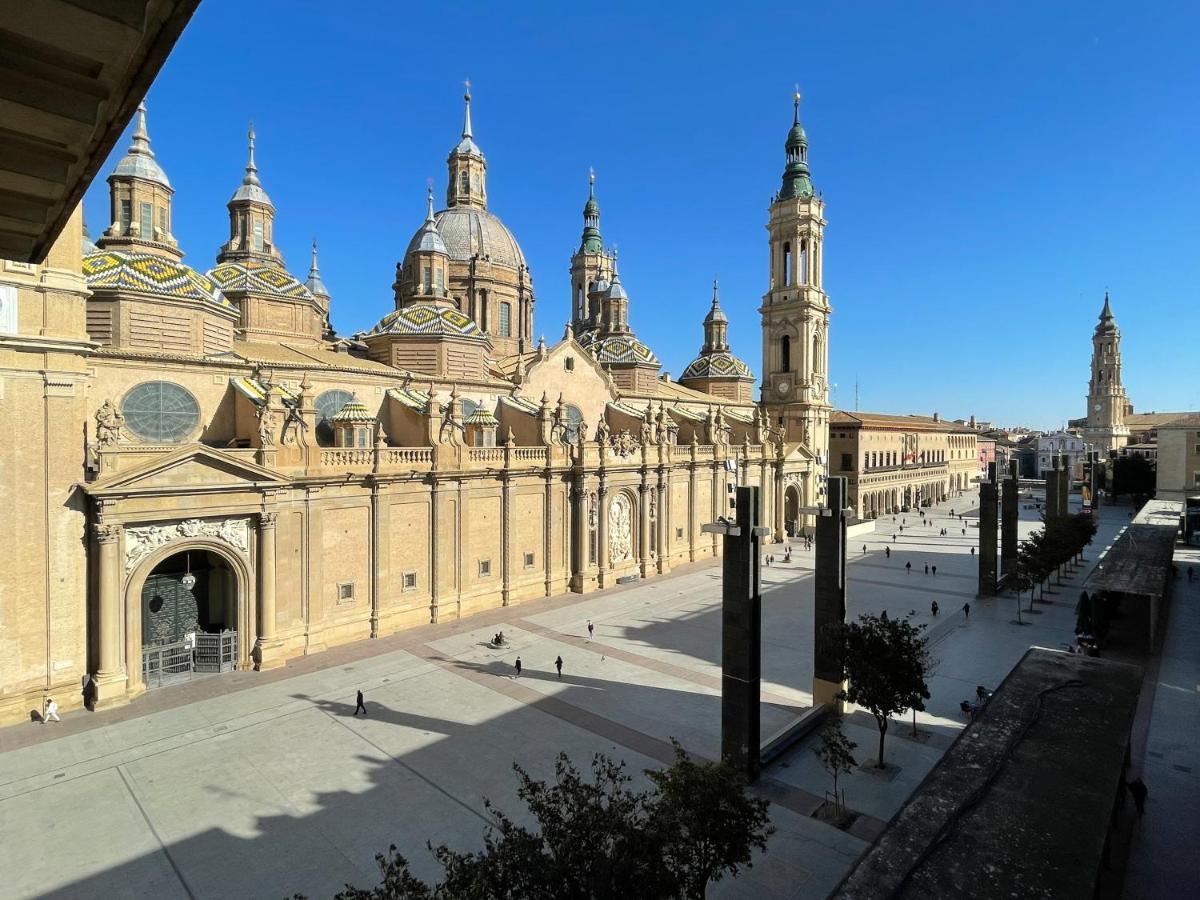 Az El Balcon A La Basilica II - Vistas Inmejorables A La Basilica Del Pilar! Daire Zaragoza Dış mekan fotoğraf